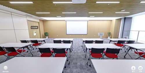 会议休闲区360°全景展示